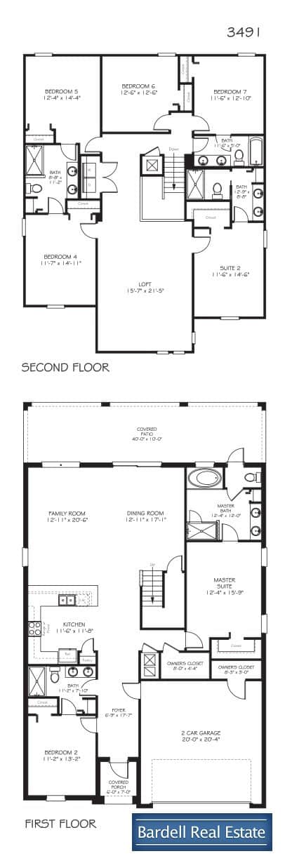 The Luau floor plan at ChampionsGate — Lennar Retreat single-family plan